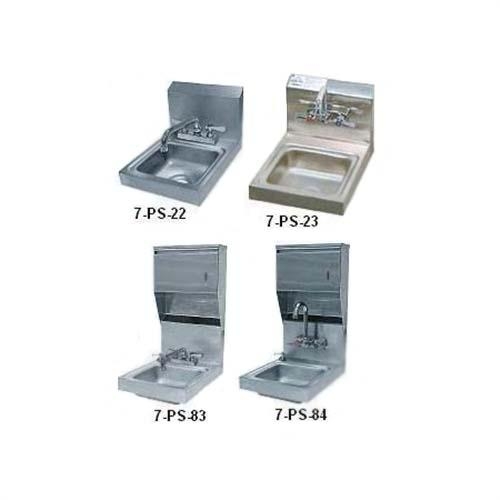 Handsink - Deck Mounted Faucet, Space Saver Unit Bowl Size: 9 x 9 x 5 inch.