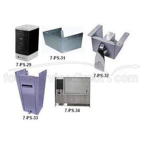 Trash Receptacle Pedestal Base For Hand Sink.