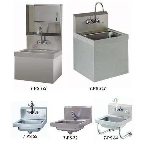 Handsink - Special Purpose Unit Bowl Size: 10 x 14 x 5 inch, Eye Wash Attachment.