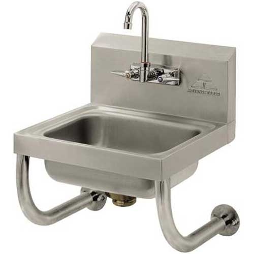 Handsink - Special Purpose Unit Bowl Size 10 x 14 x 5 inch, Gooseneck Faucet.