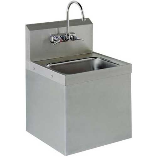 Handsink - Special Purpose Unit Bowl Size: 10 x 14 x 5 inch, Heavy Duty Gooseneck Faucet.
