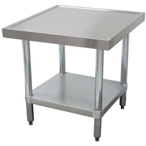 Budget Equipment Galvanised Base Mixer Stand with Undershelf, 30 X 30 inch.