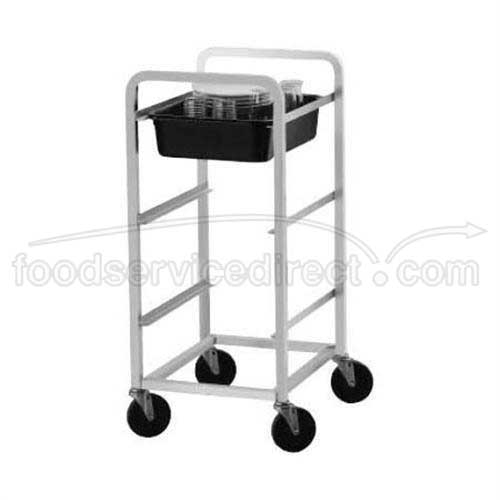Heavy Duty Aluminum Bus Box Cart 3 Bus Box Capacity Overall: 20 3/8 x 19 x 40 3/4 inch.