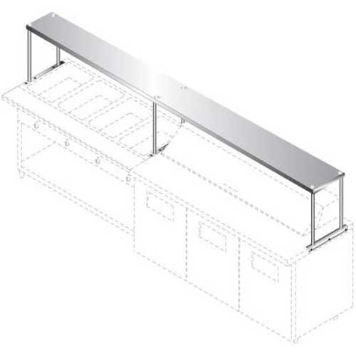 Advance Tabco Single Tier Stainless Steel Table Mounted Shelf, 18 x 9 Feet.