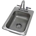 One Compartment Hand Use Drop-in Sink, Overall Size : 13 x 19 inch.