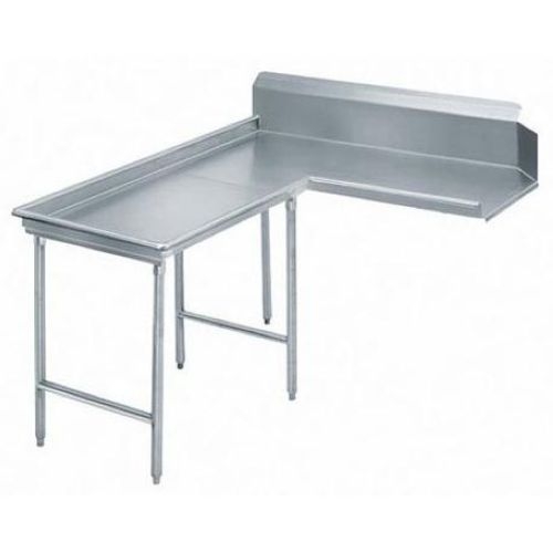 Advance Tabco Spec Line G30 Series 304 Stainless Steel Clean Island Dishtable Left Drainboard, 9 Feet.