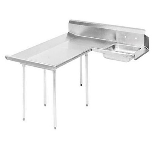 Advance Tabco Spec Line D30 Series 304 Stainless Steel Soil Landing Dishtable Left Drainboard, 9 Feet.