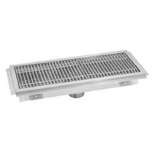 Stainless Steel Floor Trough,18 x 24 x 4 inch.