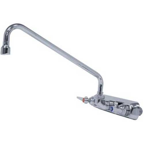 Splash Mount Faucet - Extra Heavy Duty 14 inch Swing Spout.