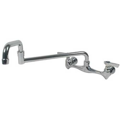Heavy Duty Extra Long Faucet 18 inch Swing Spout - Splash Mount.