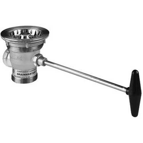 Spec-Line Lever Drain - All Stainless Steel - Dishtable Accessory.