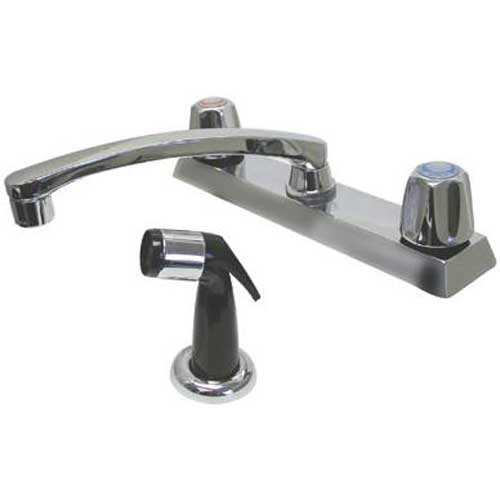 Swing Spout Faucet With Spray.