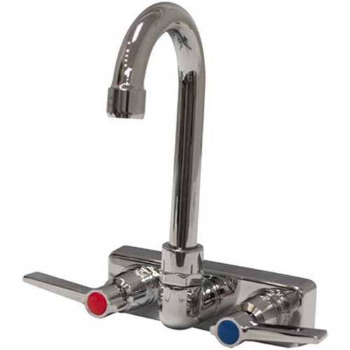 Faucet - Splash Mounted 3 1/2 inch Gooseneck.