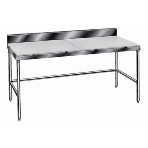 Poly-Top Table with 6 inch Backsplash - Tubular Base Model : TSPS - 309.
