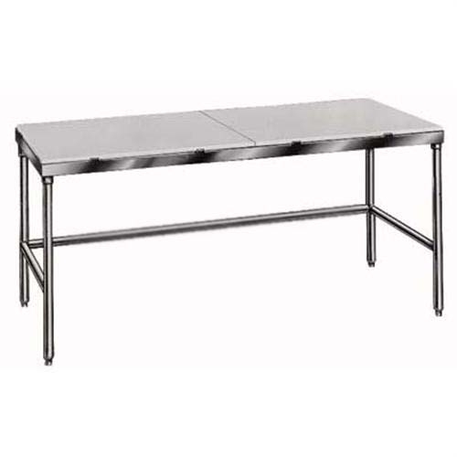 Poly-Top Flat Top Table with Tubular Base, 24 x 120 inch.