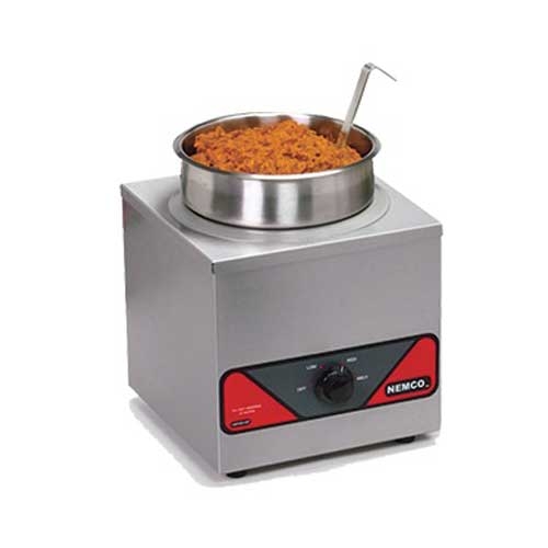 Nemco Food Equipment Single Well Countertop Warmer, 220 Voltage.