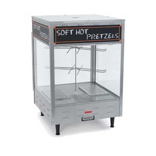 Nemco Food Equipment Revolving Pretzel Warmer, 22.25 x 22 .25 x 33.875 inch.