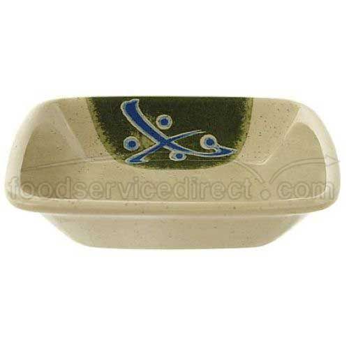 Get Enterprises Inc Traditional Japanese Series Melamine Square Dish, 4 Ounce -- 24 Per Case