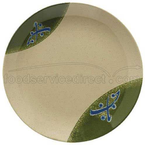 Get Enterprises Inc Traditional Japanese Series Melamine Round Plate, 10.5 Inch -- 12 Per Case
