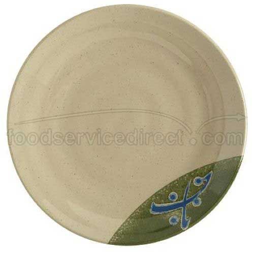 Get Enterprises Inc Traditional Japanese Series Melamine Round Plate, 7 Inch -- 12 Per Case