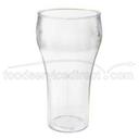 GET Enterprises inc Styrene Acrylonitrile Clear Textured Bell Soda Tumbler, 16 Ounce -- 72 per case.
