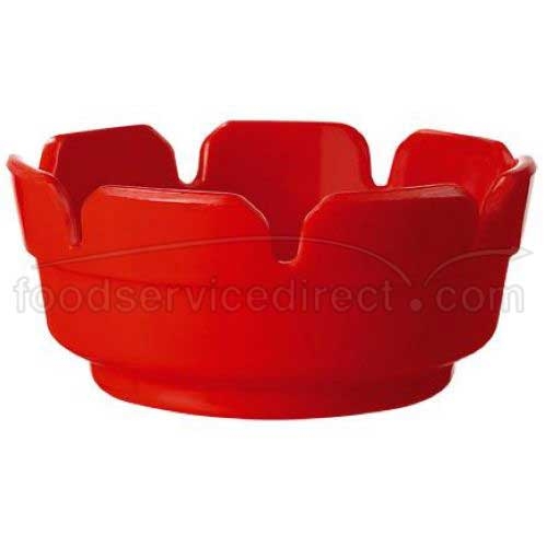 Black GET Enterprises inc Melamine Ashtray/Cigar Tray, 4 inch -- 24 per case.