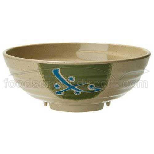 Get Enterprises Inc Traditional Japanese Series Melamine Bowl, 36 Ounce Rim Full -- 12 Per Case