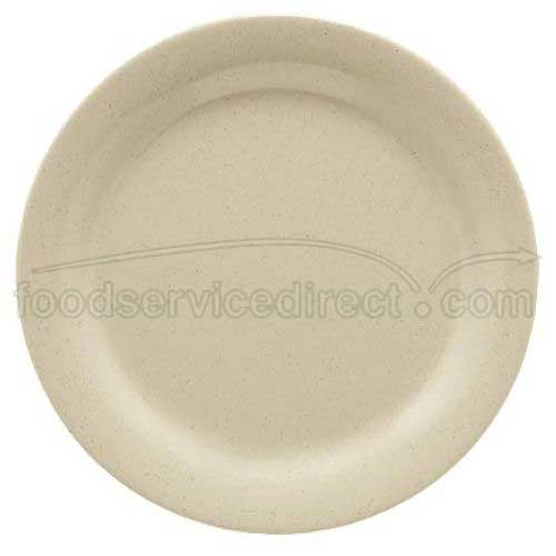GET Enterprises inc Tahoe Centennial Series Sandstone Melamine Round Plate, 10 inch -- 12 per case.
