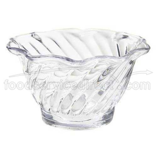 GET Enterprises inc Dessert Time Styrene Acrylonitrile Dessert Dish, 5 Ounce -- 48 per case.