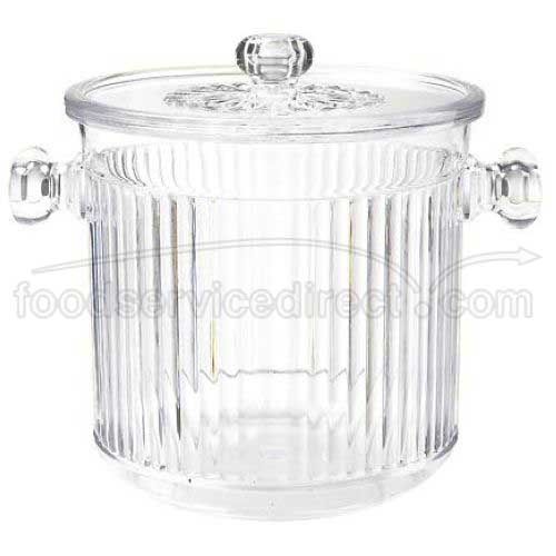 GET Enterprises inc Polycarbonate Clear Ice Bucket, 2.5 Quart -- 6 per case