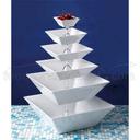 Black GET Enterprises inc Siciliano Melamine Square Bowl, 51 Ounce -- 6 per case