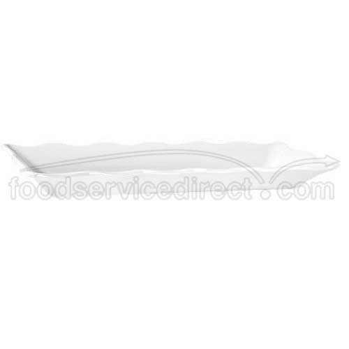 GET Enterprises inc Milano Melamine Rectangular Platter/Tray, 17.5 x 6.75 inch -- 6 per case