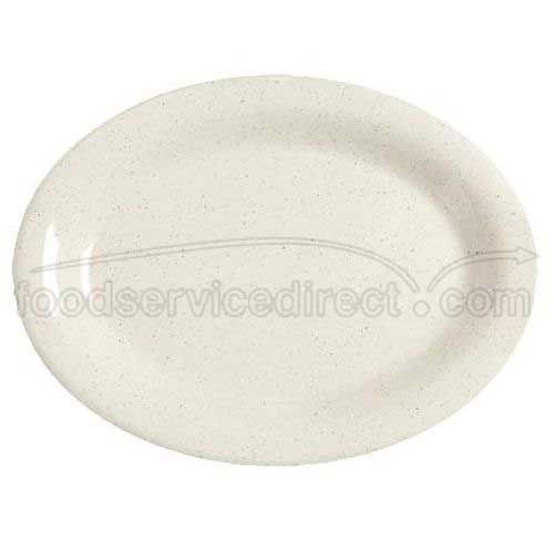 Get Enterprises Inc Santa Fe Centennial Series Ironstone Melamine Oval Platter, 12 X 9 Inch -- 12 Per Case