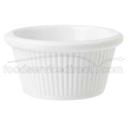 Black GET Enterprises inc Melamine Fluted Ramekin, 2.88 inch -- 48 per case.