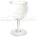 GET Enterprises Inc Styrene Acrylonitrile Stemware Clear Wine Glass, 6 Ounce -- 24 per case.