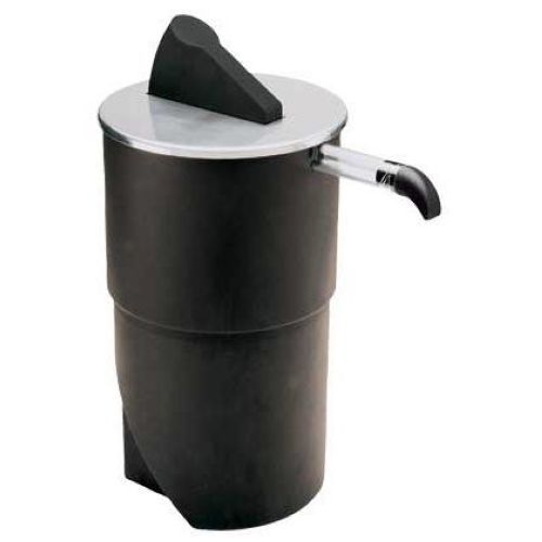 Server Express Round Countertop And Drop-in Condiment Dispenser, 21.625 X 9.625 X 13.937 Inch