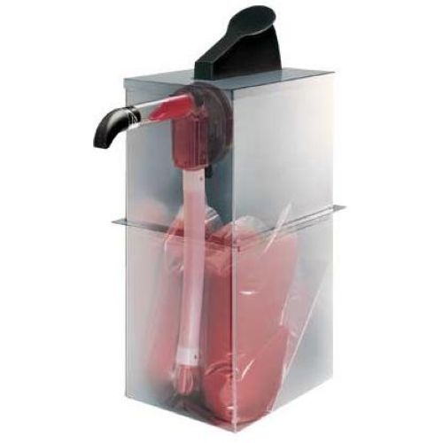 Server Express Rectangular Stainless Steel Drop-In Condiment Dispenser, 10.375 x 7.25 x 13.562 inch.