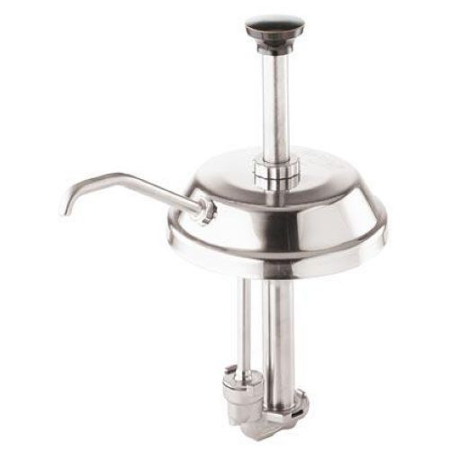 Server Stainless Steel Syrup Pump And Lid Only, 5.562 X 6.312 X 4.125 Inch