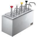 Server Non Insulated SR-4 Stainless Steel Syrup Rail Combo, 16.062 x 20.125 x 8.812 inch.