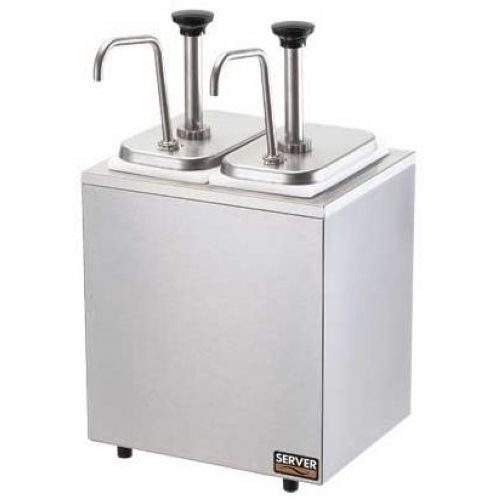 Server Non Insulated SR-2 Stainless Steel Syrup Rail Combo, 16.062 x 10.875 x 8.812 inch.