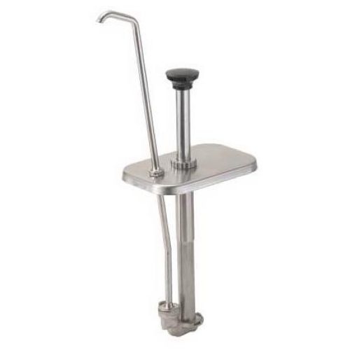 Server Stainless Steel Slanted Pump Only for Deep Fountain Jar in 22 Degree Drop-In Rail, 7.937 x 4.5 x 7.125 inch.