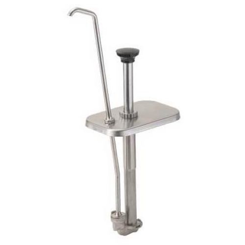 Server Stainless Steel Slanted Pump Only For Deep Fountain Jar In 22 Degree Drop-in Rail, 7.937 X 4.5 X 7.125 Inch