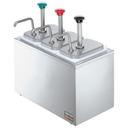 Server Insulated 3 Pump and Fountain Jar Stainless Steel Combo Drop-In Serving Bar, 6.437 x 15.5 x 8.812 inch.