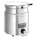 Server Stainless Steel Single Well Food Warmer Server, 1500 Watt.