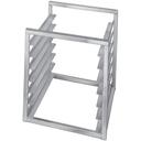 Channel Manufacturing Aluminum Front Load 3 inch Spacing Reach in Refrigeration Bun Pan Rack, 23 x 20 1/2 x 23 inch.