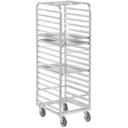 Channel Manufacturing Aluminum Front Load 2 inch Spacing Walk in Refrigeration Bun Pan Rack, 64 x 20 1/2 x 26 inch.