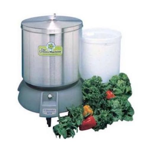 Dito Electrolux 20 Gallon Greens Machine Stainless Steel Salad And Vegetable Spin Dryer, 26 9/16 X 26 9/16 X 32 1/64 Inch