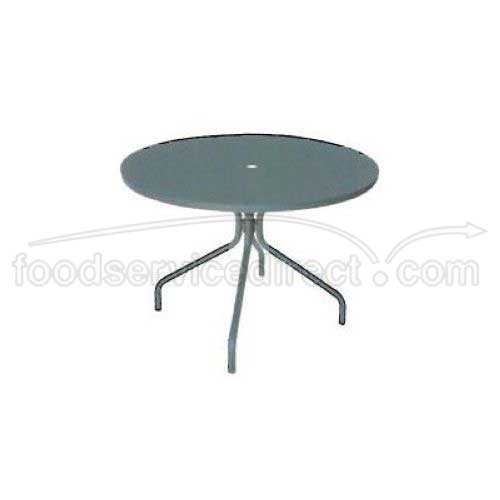 Emu Americas LLC Round Solid Top Umbrella Table, 32 inch Diameter.