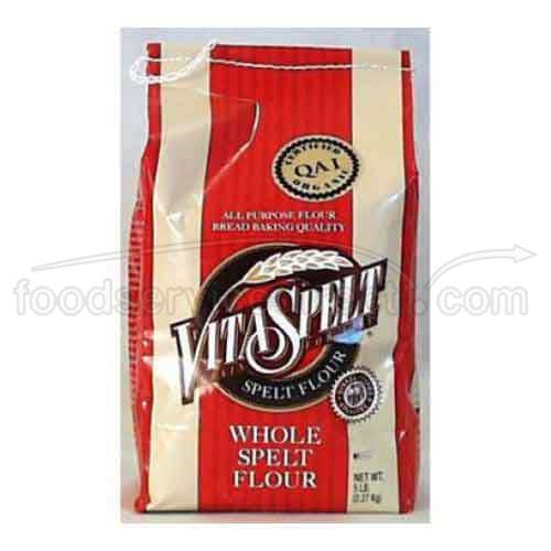 Vita Spelt Organic Whole Grain Spelt Flour , 25 pound