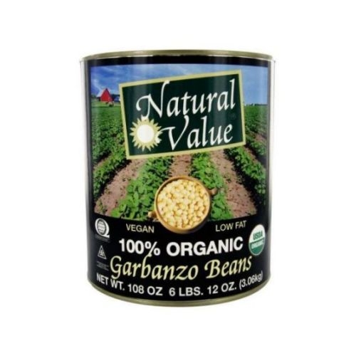 Natural Value Garbanzo Beans, 108 Ounce -- 6 per case.